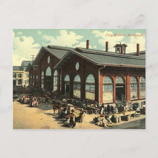 Cartão postal, Savana, Geórgia, EUA (Frente)