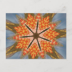 Cartão Postal Savanna Star Bloom - Um Bold Animal Print