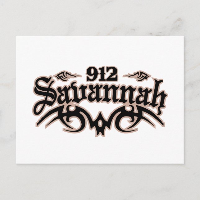 Cartão Postal Savannah 912 (Frente)
