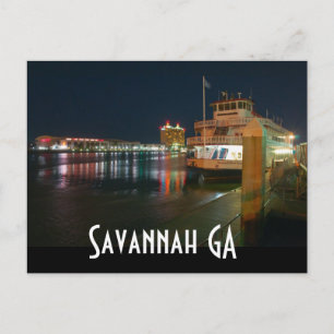 Cartão Postal Savannah GA