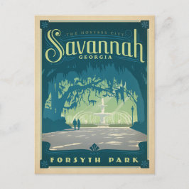 Cartão Postal Savannah, GA