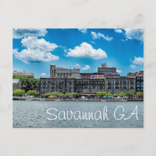 Cartão Postal Savannah GA