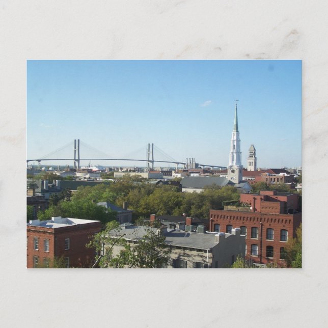 Cartão Postal Savannah Geórgia (Frente)