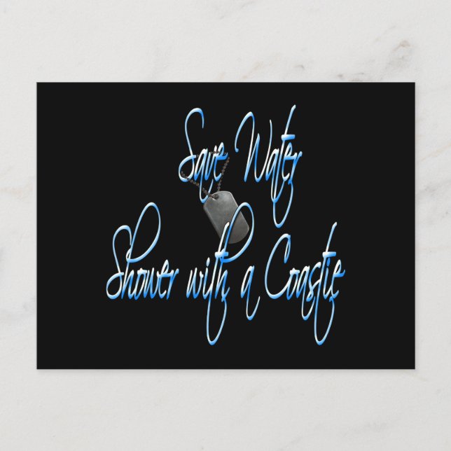 Cartão Postal savewatercoastie3 (Frente)