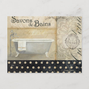 Cartão Postal Savons de Bains