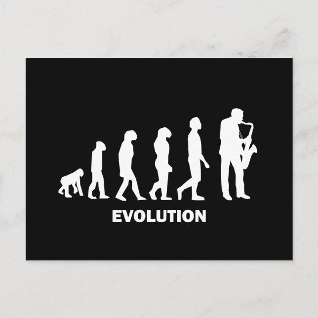 Cartão Postal Saxofone (Frente)