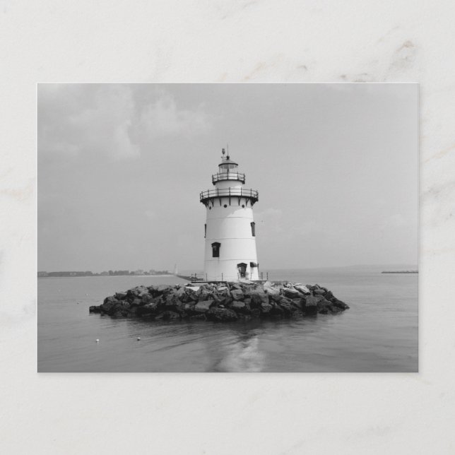 Cartão Postal Saybrook Breakwater Light (Frente)