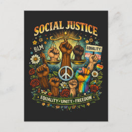 Cartão Postal Scales of Justice