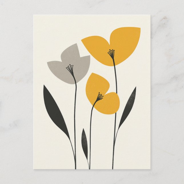 Cartão Postal Scandi Bloom No.283 (Frente)