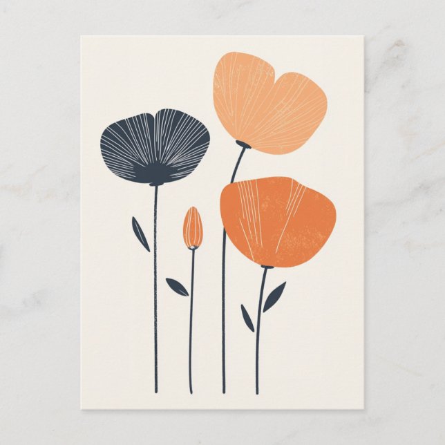 Cartão Postal Scandi Bloom No.286 (Frente)