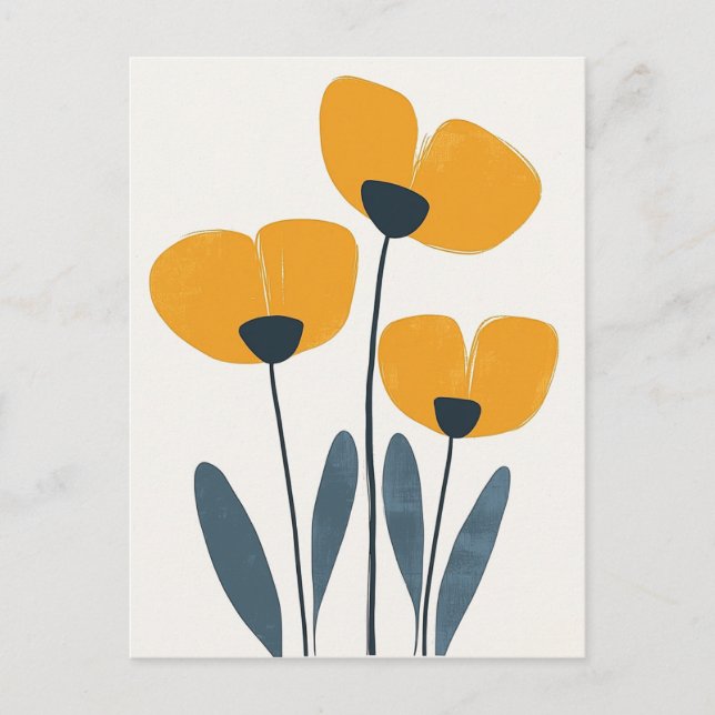 Cartão Postal Scandi Bloom No.290 (Frente)