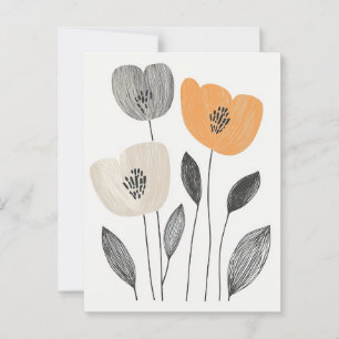 Cartão Postal Scandi Bloom No.295