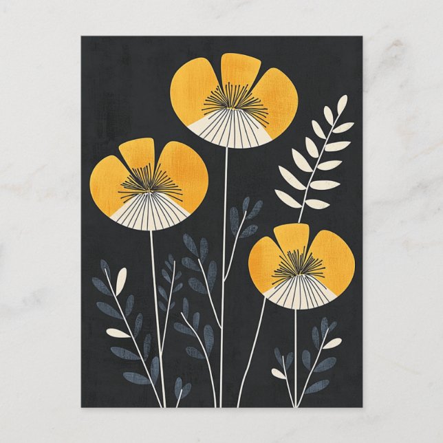 Cartão Postal Scandi Bloom No.314 (Frente)