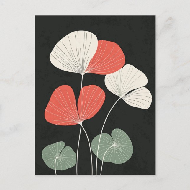 Cartão Postal Scandi Bloom No.322 (Frente)