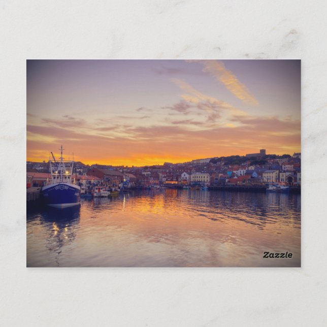 Cartão Postal Scarborough Sunset (Verso)