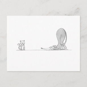 Cartão Postal Scared