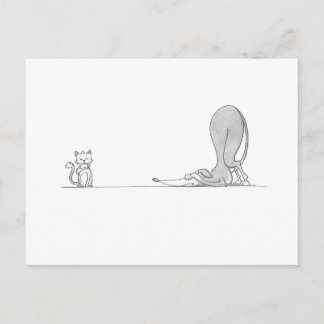 Cartão Postal Scared