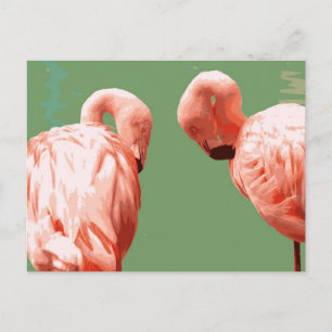 Cartão Postal Scarlet Flamingo