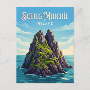 Cartão Postal Sceilg Mhichíl Irlanda