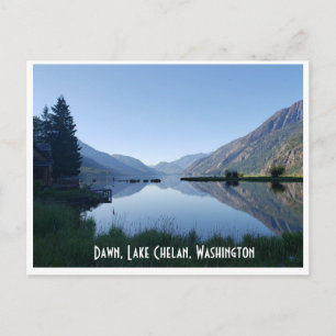 Cartão postal Scenic America: Lago Chelan, Washin