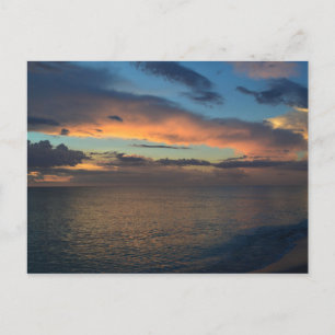 Cartão Postal Scenic Beach Sunset em Sanibel Island na Flórida