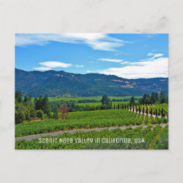 Cartão Postal Scenic Napa Valley, na Califórnia