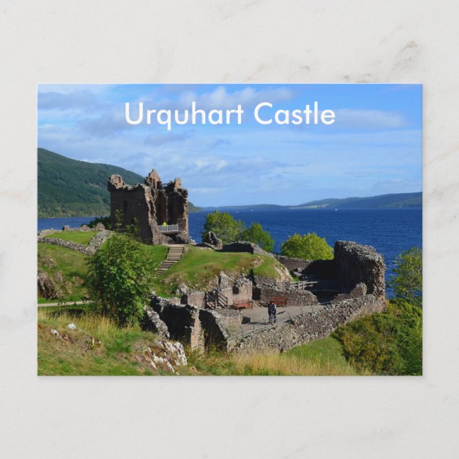 Cartão Postal Scenic Urquhart Castle Ruins (Frente)