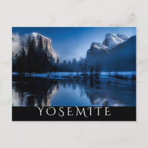Cartão Postal Scenic Yosemite no inverno