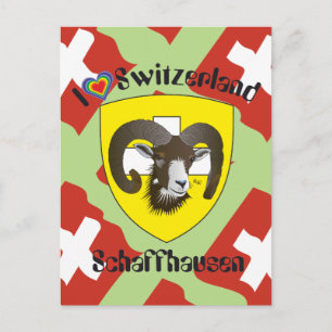 Cartão Postal Schaffhausen Schweiz Postkarte