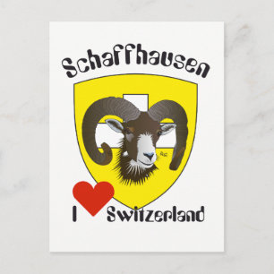 Cartão Postal Schaffhausen Schweiz Postkarte