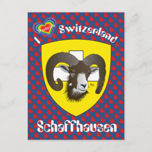 Cartão Postal Schaffhausen Schweiz Postkarte
