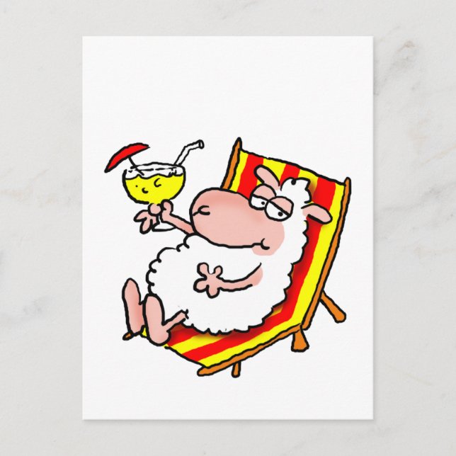 Cartão Postal Schafskarte "Relax" (Frente)
