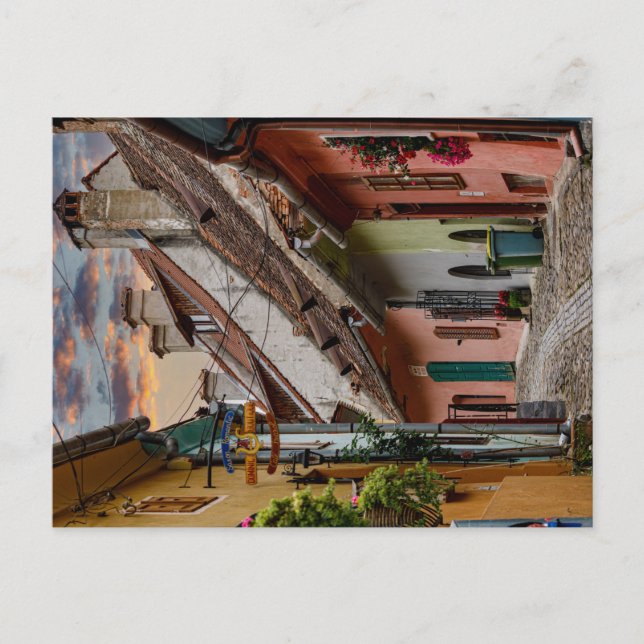 Cartão Postal Schäßburg (Frente)