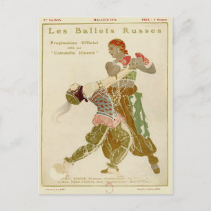 Cartão Postal Schéhérazade, Léon Bakst e os Balés Russos
