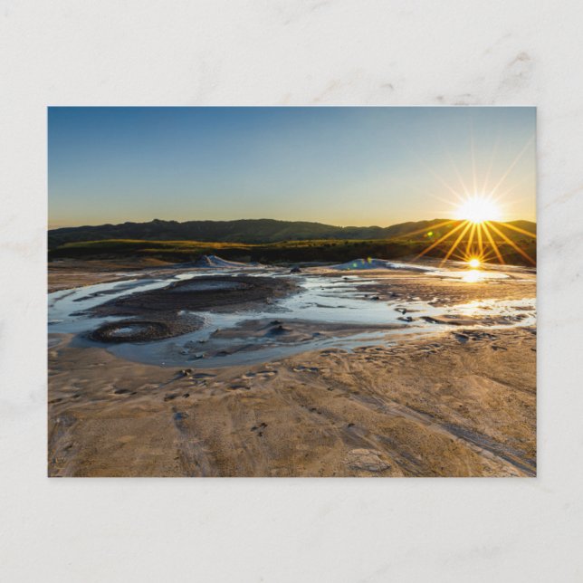 Cartão Postal Schlammvulkane von Berca Rumänien (Frente)