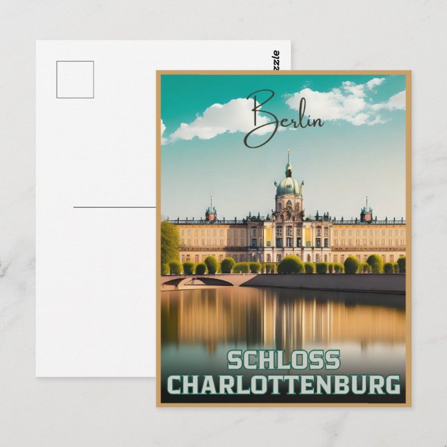 Cartão Postal Schloss Charlottenburg - Palácio de Charlottenburg (Frente/Verso)
