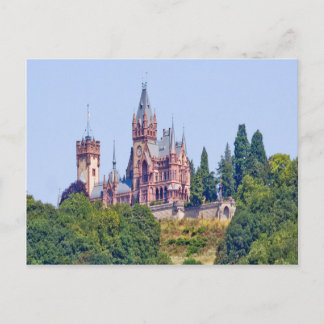 Cartão Postal Schloss Drachenburg Bonn History dizendo a antigui