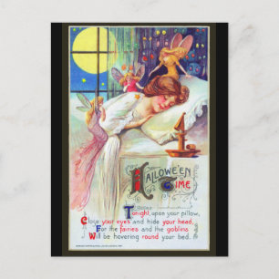 Cartão Postal Schmucker: Halloween Time