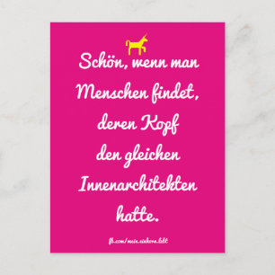 Cartão Postal Schön, quando o homem Menschen era o findet.