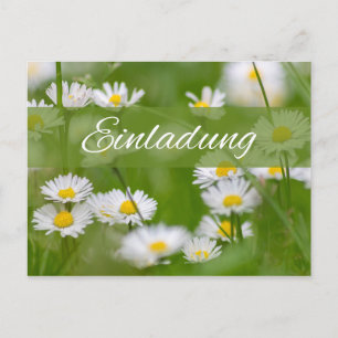 Cartão Postal Schöne Einladungskarte für Deine Feierlichkeit!