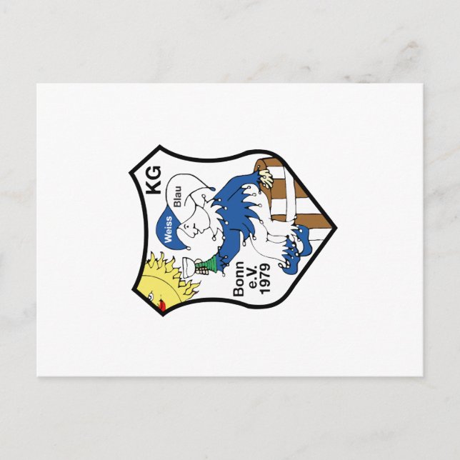 Cartão Postal Schreib mal wieder (Frente)