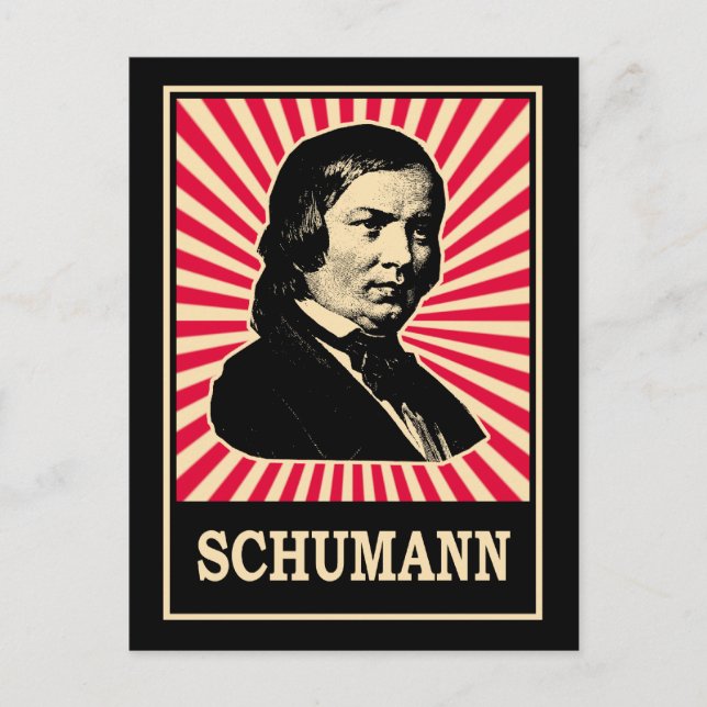 Cartão Postal Schumann (Frente)