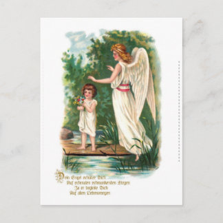 Cartão Postal Schutzengel am Steg