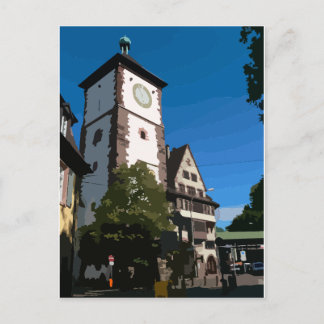 Cartão Postal Schwabentor Freiburg