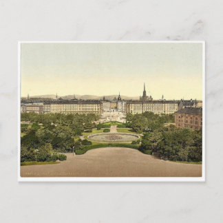 Cartão Postal Schwarzenberg Place, Viena, rara Áustria-Hungria P