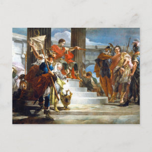 Cartão Postal Scipio Africanus Freeing Massiva, petróleo na can