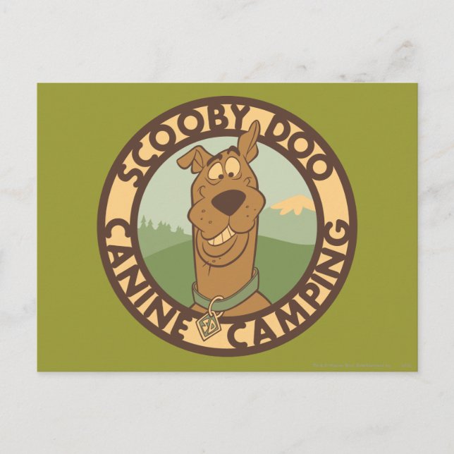 Cartão Postal Scooby-Doo "Canine Camping" (Frente)