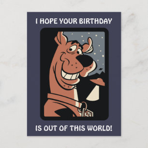 Cartão Postal Scooby-Doo com OVNI