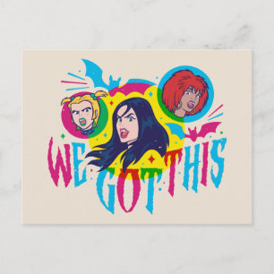 Cartão Postal Scooby-Doo   Hex Girls Nós Conseguimos