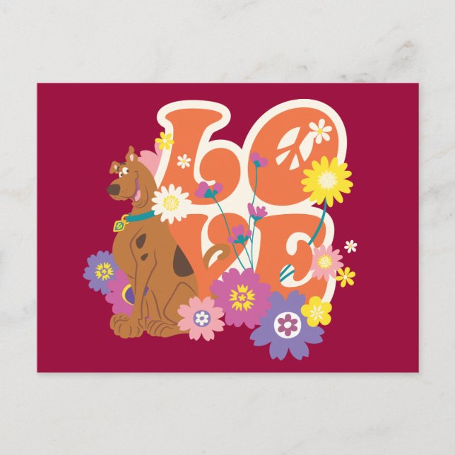 Cartão Postal Scooby-Doo "Love" (Frente)